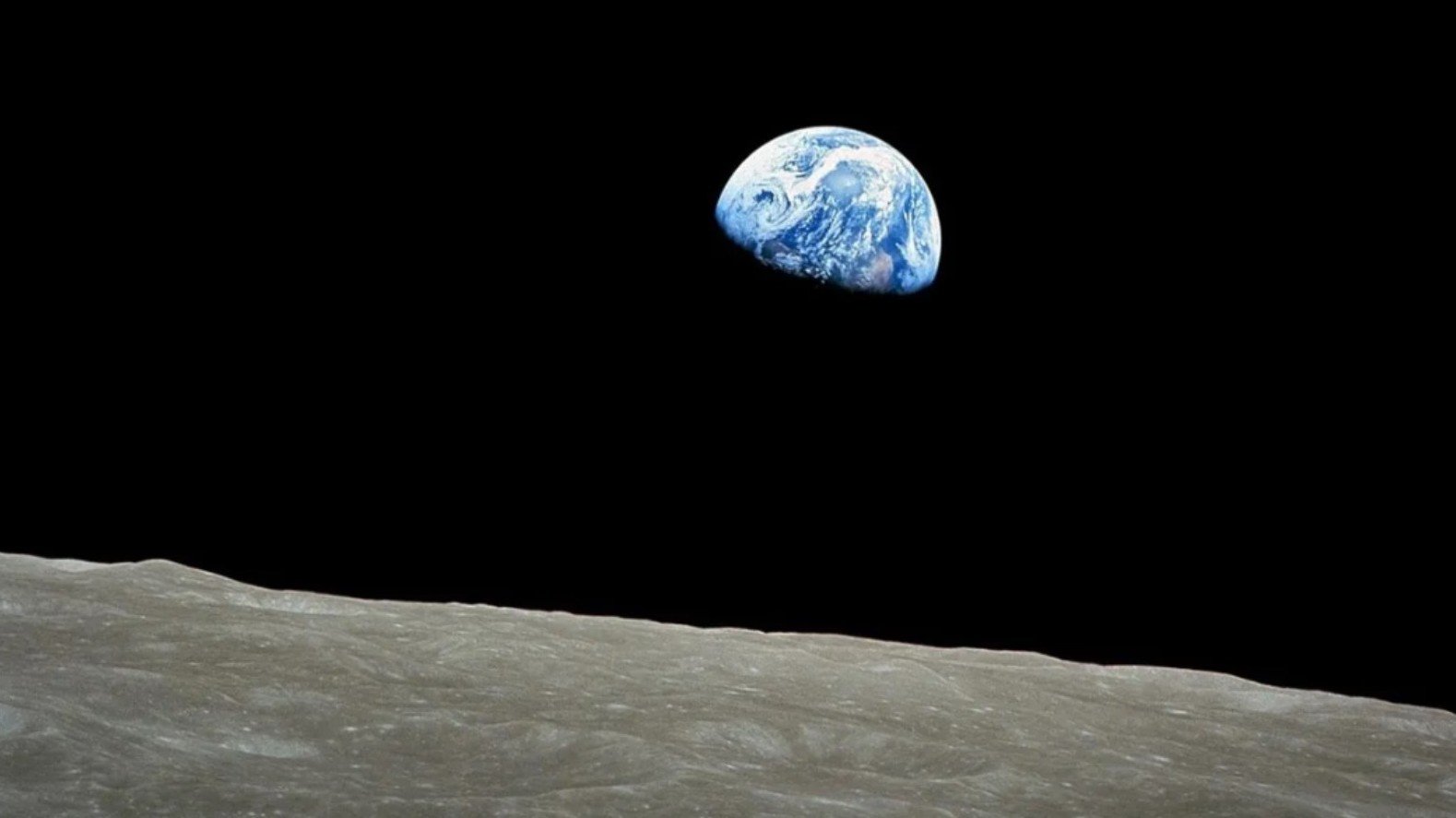 A fotografia Earthrise que inspirou o primeiro Dia da Terra. NASA Bill Anders