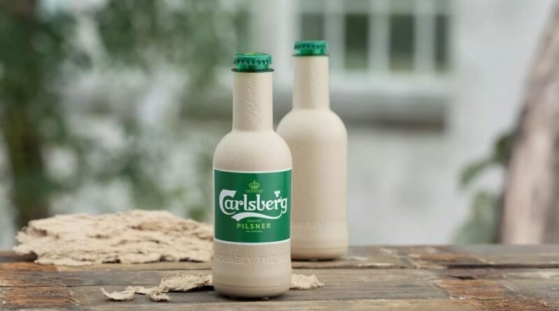 Cerveja Carlsberg Testa Nova Garrafa Reciclável à Base de Plantas