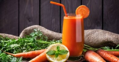 Suco de Cenoura 8 Benefícios
