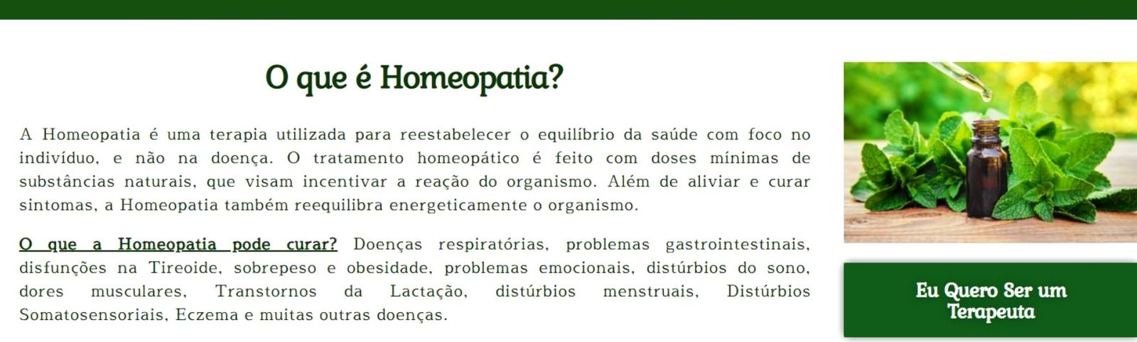 Homeopatia Integrativa - Formação Online NossoFoco