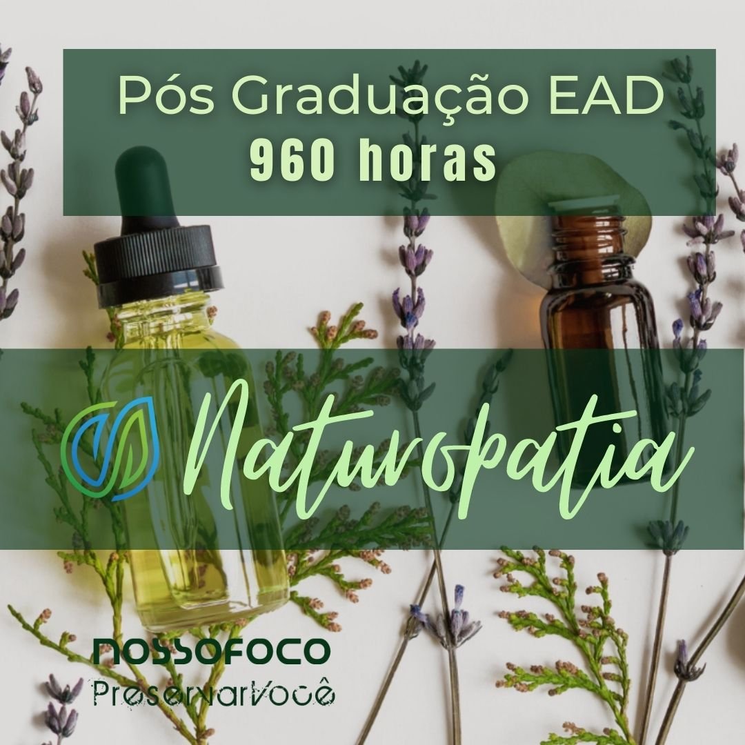 Naturopatia Pós-Graduação EAD