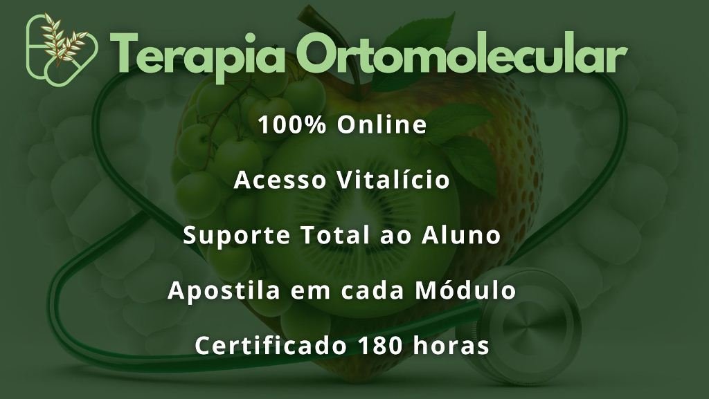 Terapia Ortomolecular - Formação Online